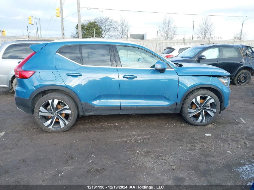 2023 Volvo Xc40 VIN: YV4L12UN1P2951170 Lot: 12191190