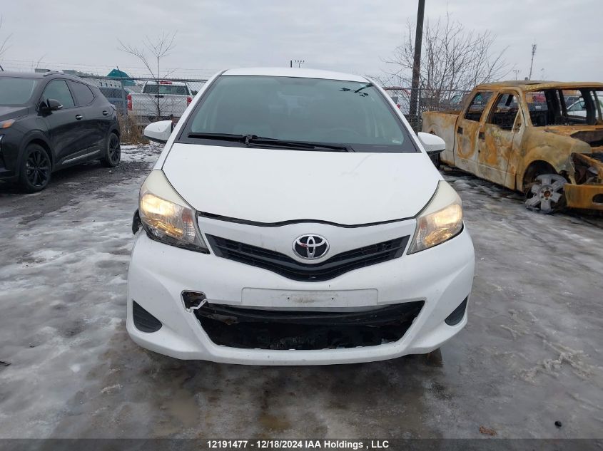 2013 Toyota Yaris VIN: JTDKTUD37DD567431 Lot: 12191477