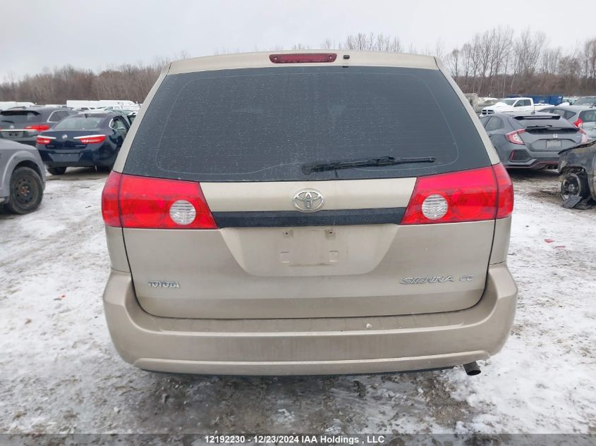 2006 Toyota Sienna Ce VIN: 5TDZA29C56S410148 Lot: 12192230