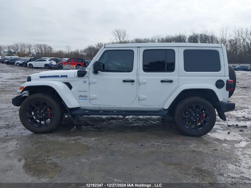 2021 Jeep Wrangler Unlimited Sahara 4Xe VIN: 1C4JJXP63MW777263 Lot: 12192347