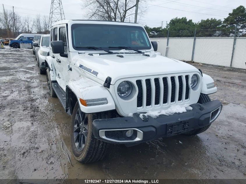 2021 Jeep Wrangler Unlimited Sahara 4Xe VIN: 1C4JJXP63MW777263 Lot: 12192347