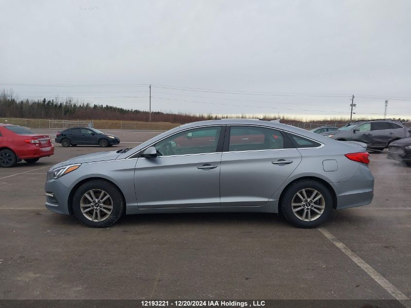 2015 Hyundai Sonata Gl VIN: 5NPE24AF2FH027075 Lot: 12193221