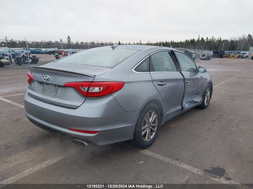 2015 Hyundai Sonata Gl VIN: 5NPE24AF2FH027075 Lot: 12193221