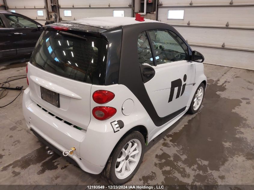 2013 Smart Fortwo Electric Drive VIN: WMEEJ9AA4DK678082 Lot: 12193549