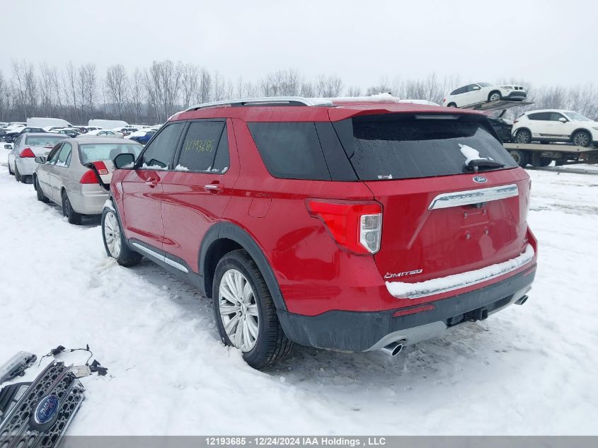 2022 Ford Explorer Limited VIN: 1FM5K8FW3NNA00736 Lot: 12193685