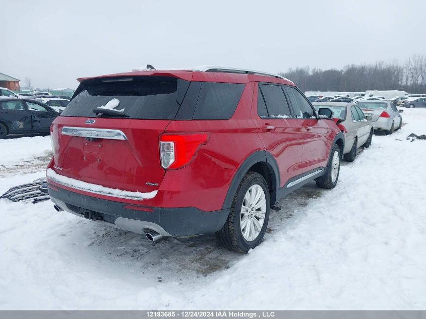 2022 Ford Explorer Limited VIN: 1FM5K8FW3NNA00736 Lot: 12193685