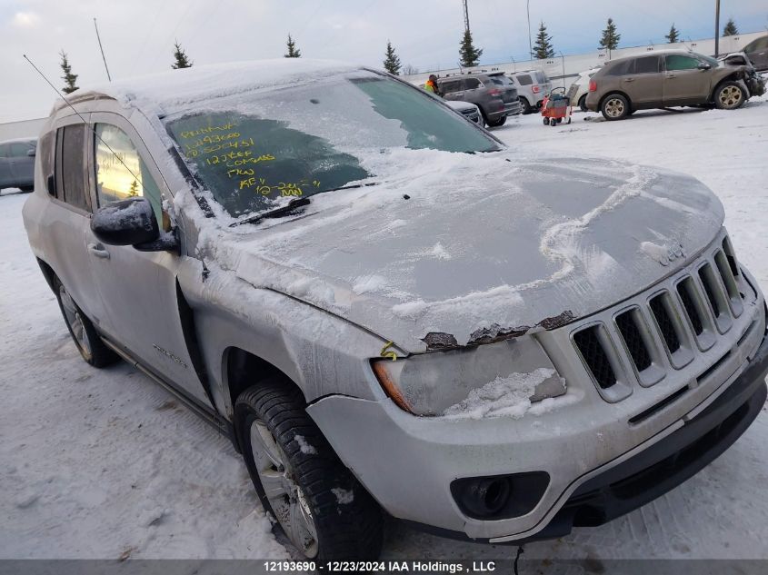 2012 Jeep Compass VIN: 1C4NJCAB3CD500431 Lot: 12193690