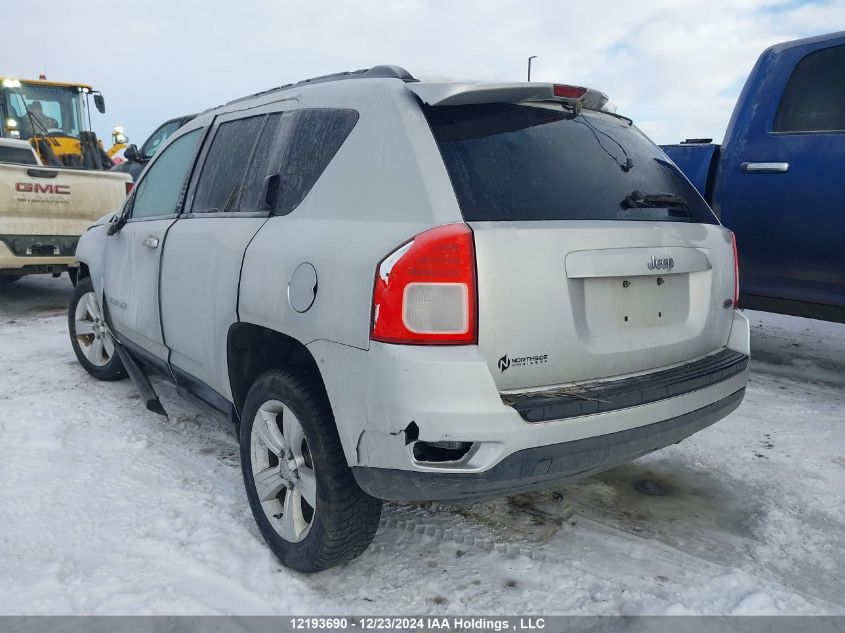 2012 Jeep Compass VIN: 1C4NJCAB3CD500431 Lot: 12193690