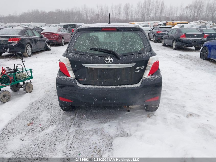 2012 Toyota Yaris VIN: JTDKTUD39CD515345 Lot: 12193693