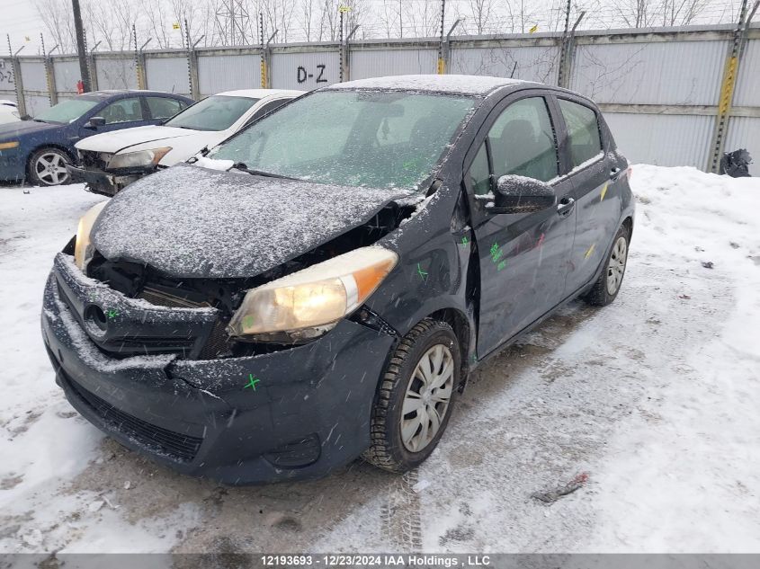 2012 Toyota Yaris VIN: JTDKTUD39CD515345 Lot: 12193693