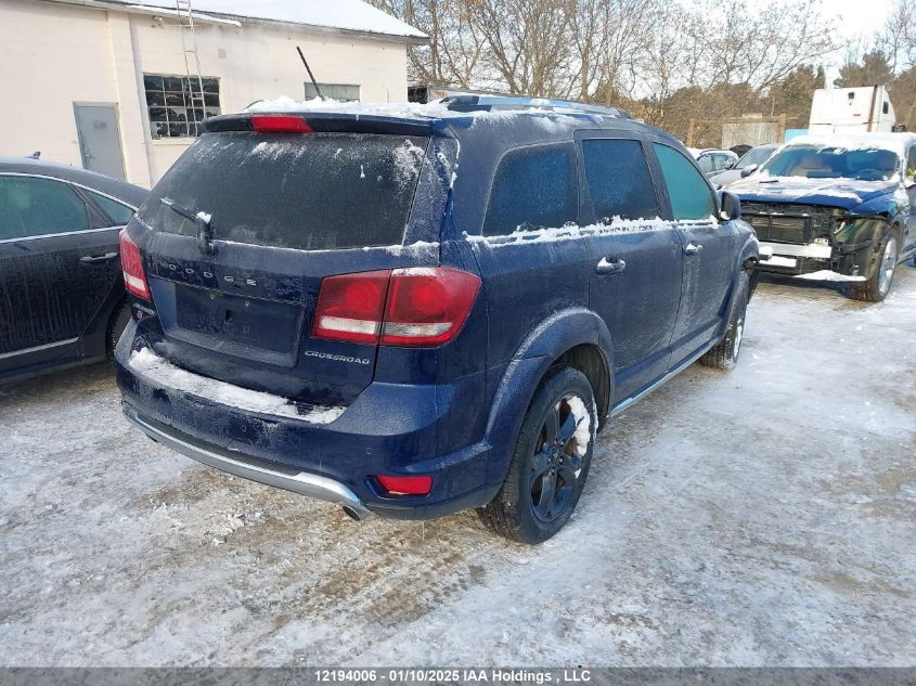 2018 Dodge Journey Crossroad VIN: 3C4PDDGG5JT302661 Lot: 12194006