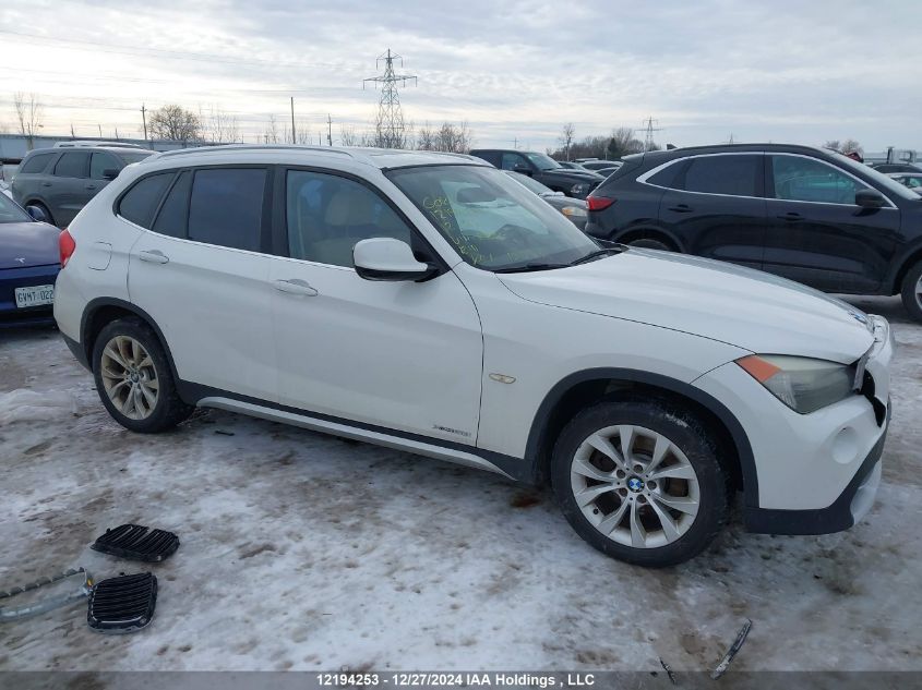 2012 BMW X1 VIN: WBAVL1C51CVR80630 Lot: 12194253