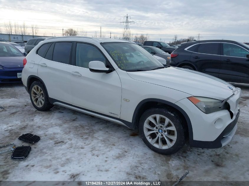 2012 BMW X1 VIN: WBAVL1C51CVR80630 Lot: 12194253