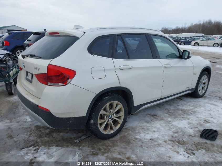 2012 BMW X1 VIN: WBAVL1C51CVR80630 Lot: 12194253