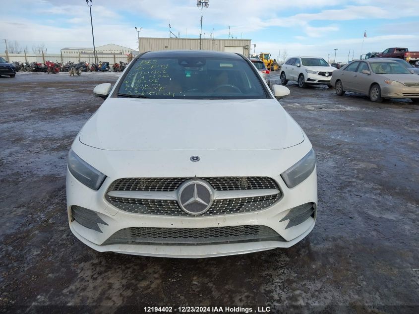 2020 Mercedes-Benz A 220 VIN: W1K3G4FB5LW046245 Lot: 12194402