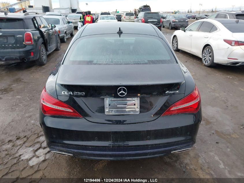 2018 Mercedes-Benz Cla 250 4Matic VIN: WDDSJ4GB5JN687474 Lot: 12194486