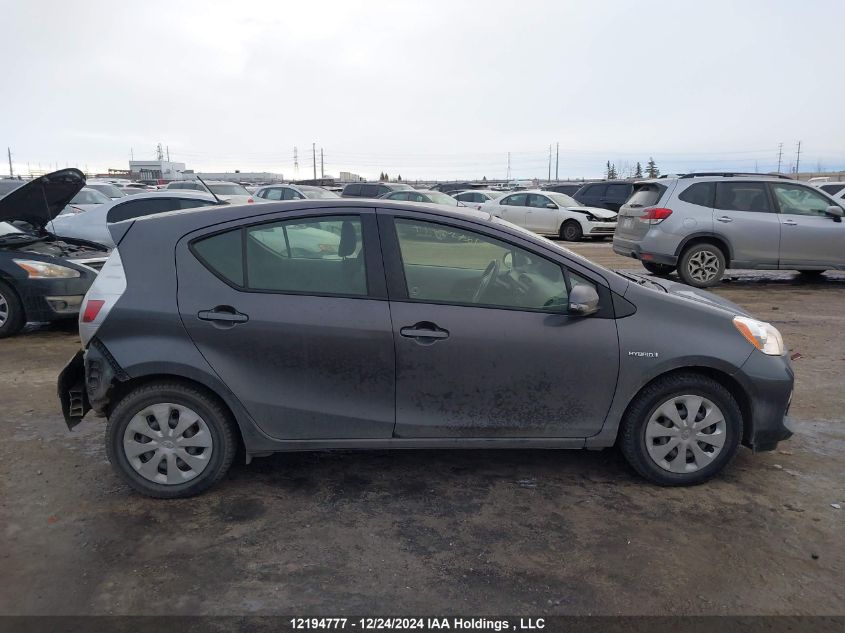 2014 Toyota Prius C VIN: JTDKDTB36E1571662 Lot: 12194777