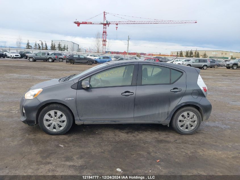 2014 Toyota Prius C VIN: JTDKDTB36E1571662 Lot: 12194777