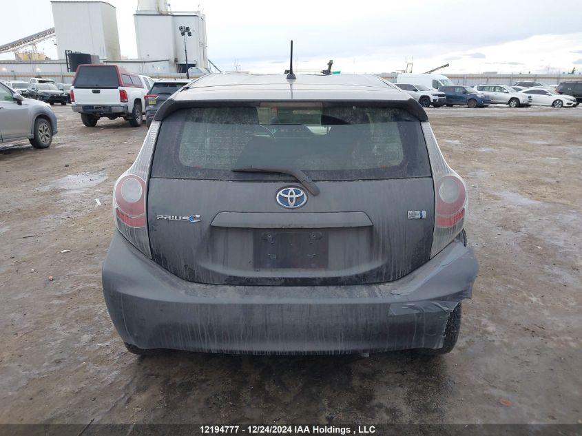 2014 Toyota Prius C VIN: JTDKDTB36E1571662 Lot: 12194777