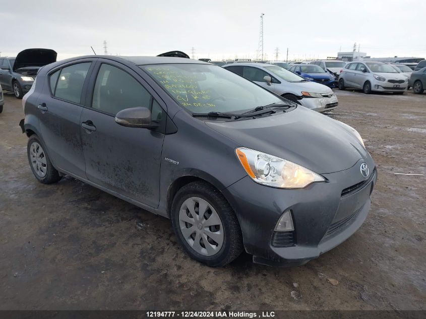 2014 Toyota Prius C VIN: JTDKDTB36E1571662 Lot: 12194777