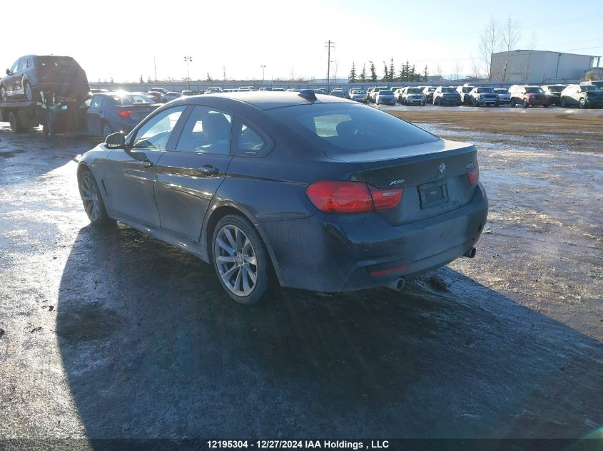 2016 BMW 435 Xi Gran Coupe VIN: WBA4B3C57GG344380 Lot: 12195304