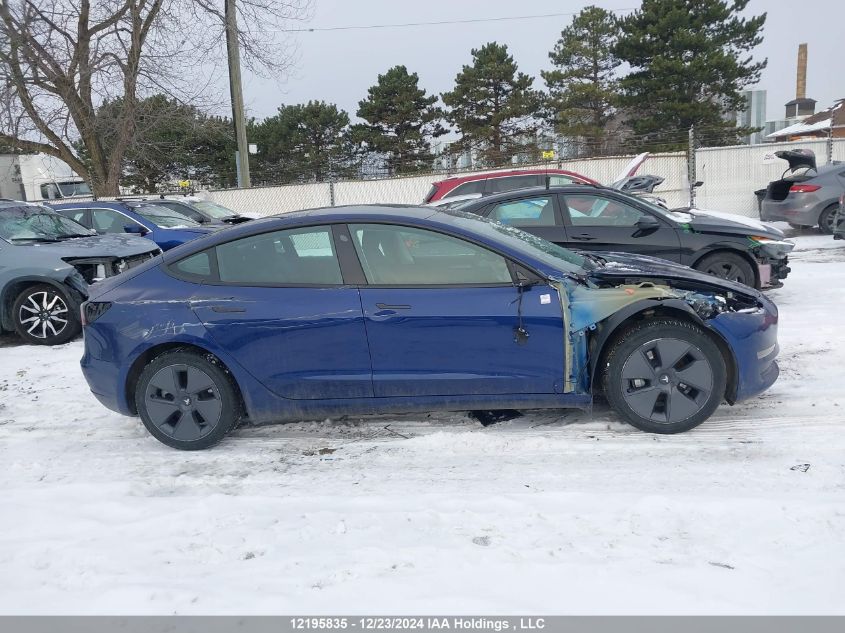 2023 Tesla Model 3 VIN: 5YJ3E1EB2PF389945 Lot: 12195835