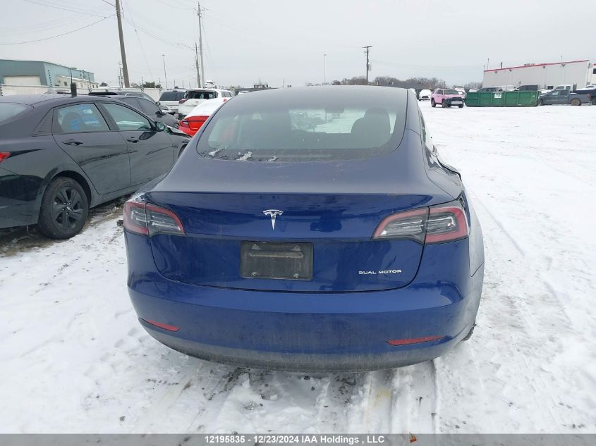 2023 Tesla Model 3 VIN: 5YJ3E1EB2PF389945 Lot: 12195835