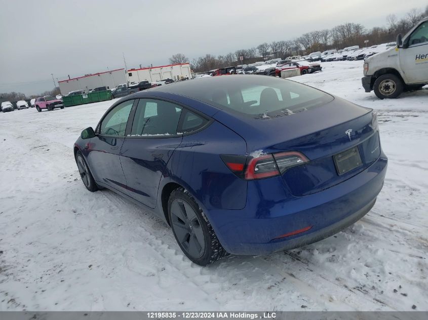 2023 Tesla Model 3 VIN: 5YJ3E1EB2PF389945 Lot: 12195835