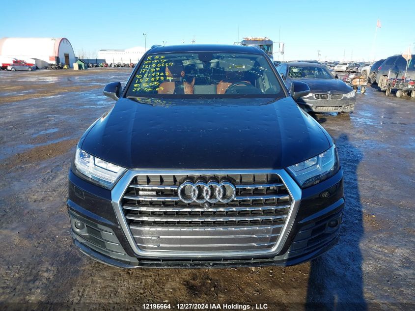 2017 Audi Q7 Technik S-Line VIN: WA1WAAF79HD019923 Lot: 12196664