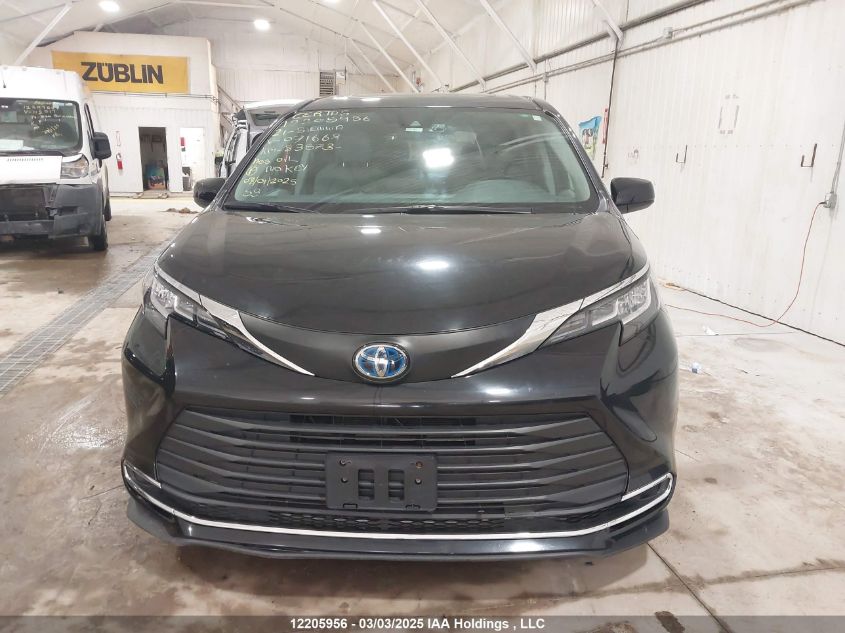 2021 Toyota Sienna Le/Xle/Xse/Limited/Platinum VIN: 5TDGRKEC7MS071668 Lot: 12205956