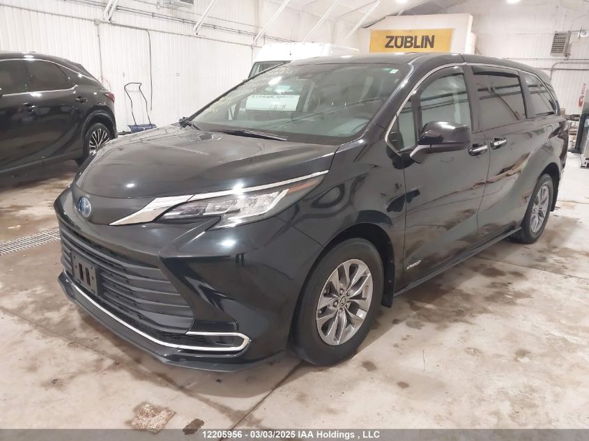 2021 Toyota Sienna Le/Xle/Xse/Limited/Platinum VIN: 5TDGRKEC7MS071668 Lot: 12205956