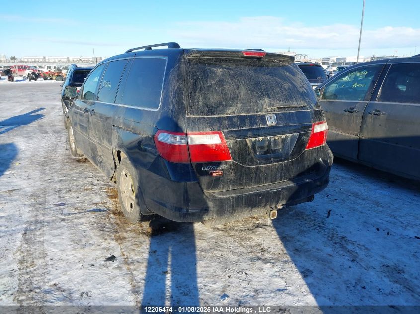 2007 Honda Odyssey Exl VIN: 5FNRL38787B511596 Lot: 12206474