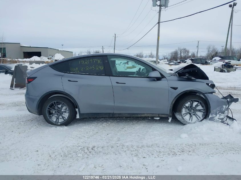 2024 Tesla Model Y VIN: 7SAYGDEE1RF205242 Lot: 12219746