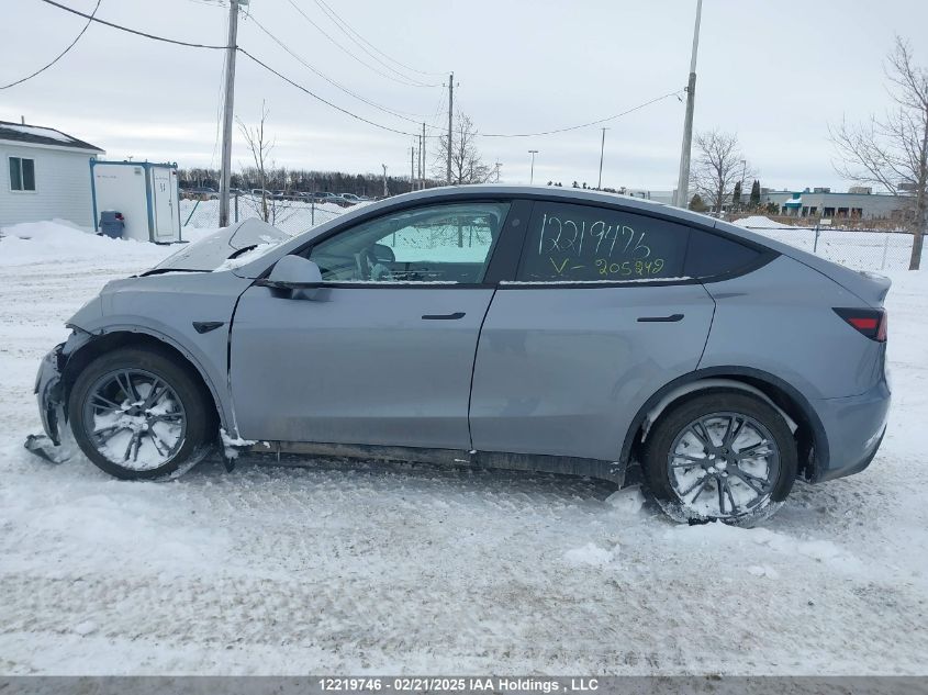 2024 Tesla Model Y VIN: 7SAYGDEE1RF205242 Lot: 12219746