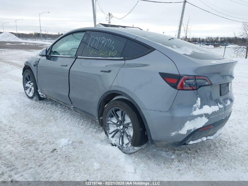 2024 Tesla Model Y VIN: 7SAYGDEE1RF205242 Lot: 12219746