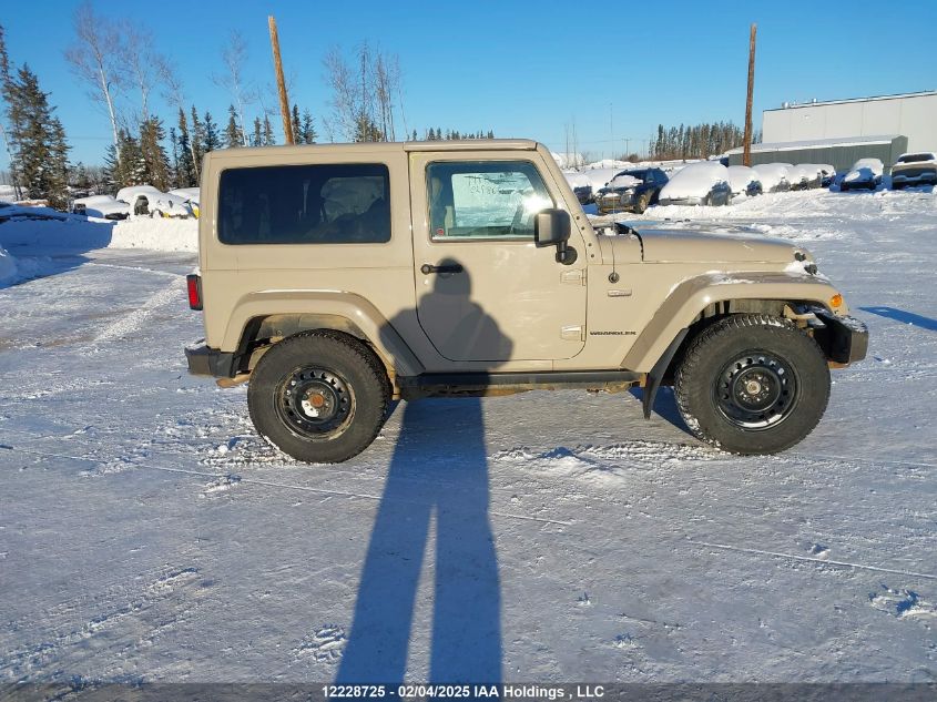 2016 Jeep Wrangler Sahara VIN: 1C4AJWBG2GL256860 Lot: 12228725