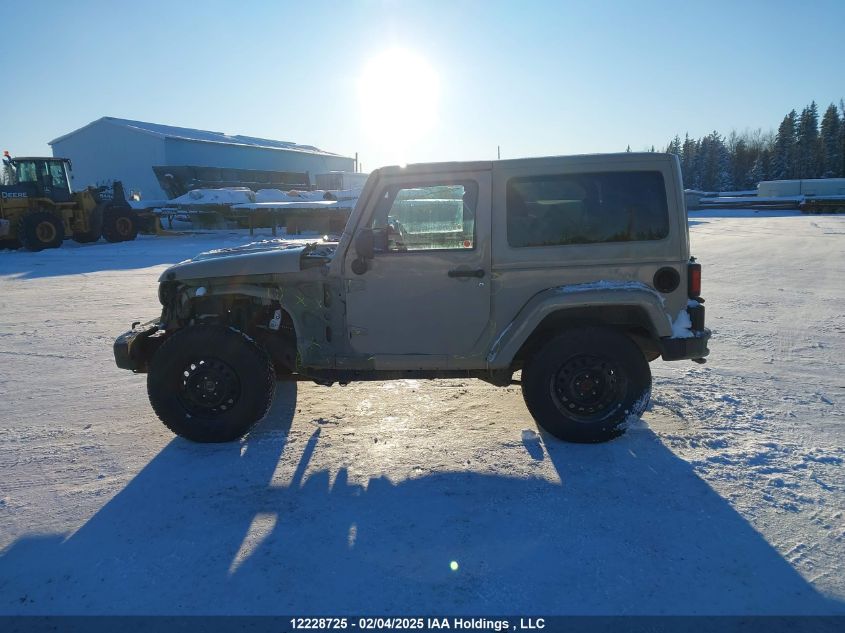 2016 Jeep Wrangler Sahara VIN: 1C4AJWBG2GL256860 Lot: 12228725