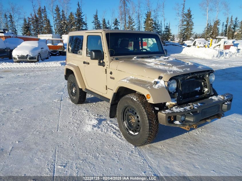 2016 Jeep Wrangler Sahara VIN: 1C4AJWBG2GL256860 Lot: 12228725