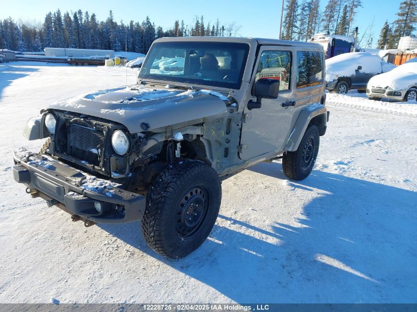 2016 Jeep Wrangler Sahara VIN: 1C4AJWBG2GL256860 Lot: 12228725