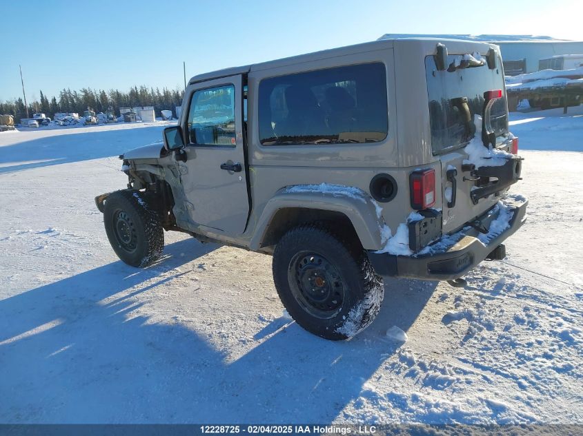 2016 Jeep Wrangler Sahara VIN: 1C4AJWBG2GL256860 Lot: 12228725