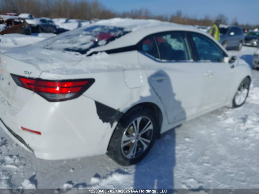 2020 Nissan Sentra VIN: 3N1AB8CV5LY295419 Lot: 12233603