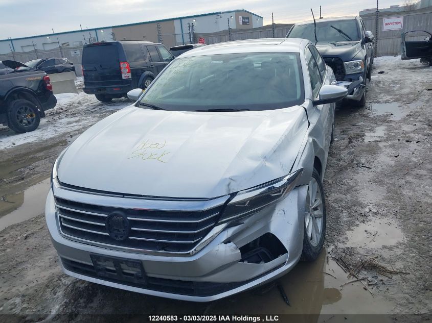 2021 Volkswagen Passat Highline VIN: 1VWBA7A36MC013019 Lot: 12240583