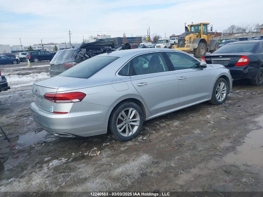 2021 Volkswagen Passat Highline VIN: 1VWBA7A36MC013019 Lot: 12240583