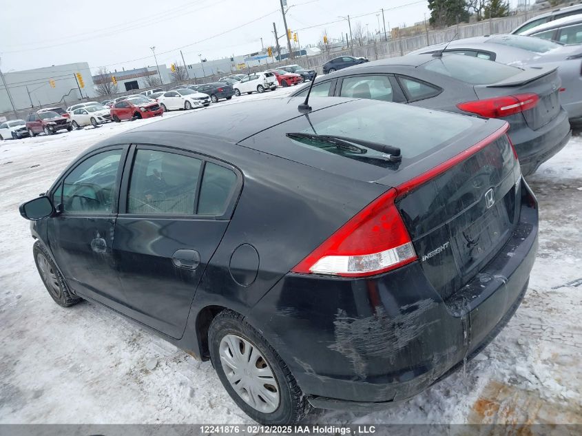 2010 Honda Insight VIN: JHMZE2H59AS801700 Lot: 12241876