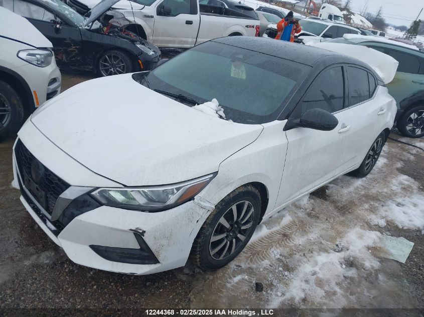 2022 Nissan Sentra S VIN: 3N1AB8BV0NY267046 Lot: 12244368