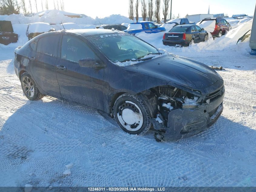 2015 Dodge Dart Sxt VIN: 1C3CDFBB3FD247506 Lot: 12246311