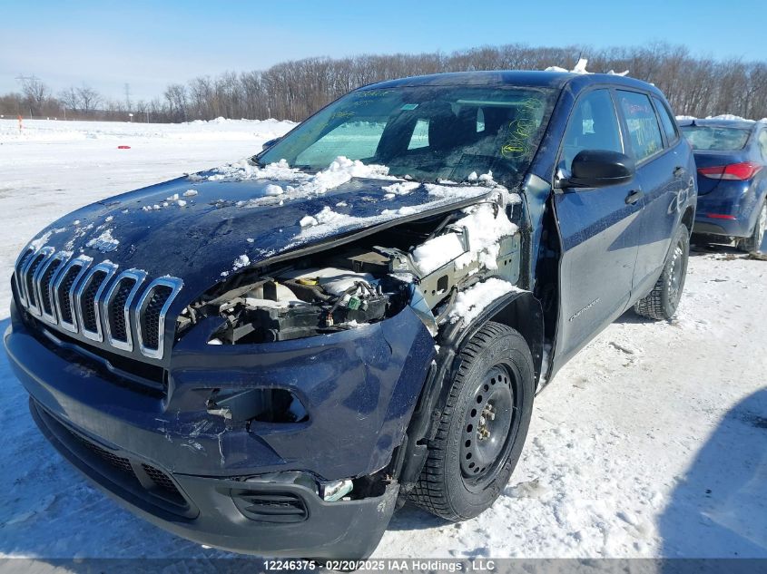 2014 Jeep Cherokee Sport VIN: 1C4PJLAS2EW116043 Lot: 12246375