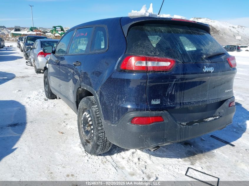 2014 Jeep Cherokee Sport VIN: 1C4PJLAS2EW116043 Lot: 12246375