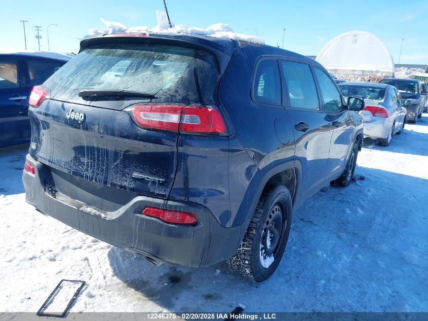 2014 Jeep Cherokee Sport VIN: 1C4PJLAS2EW116043 Lot: 12246375