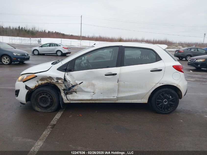 2011 Mazda Mazda2 Gs/Gx VIN: JM1DE1HY1B0107435 Lot: 12247536